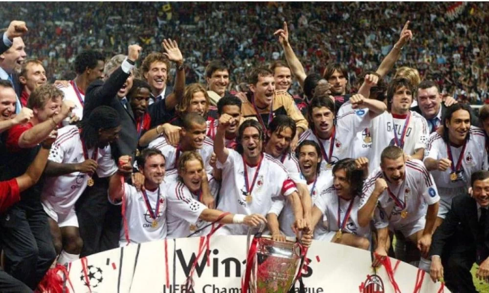 Ουκρανία - Champions League: Επετειακή φανέλα του τελικού του 2003 από την Μίλαν